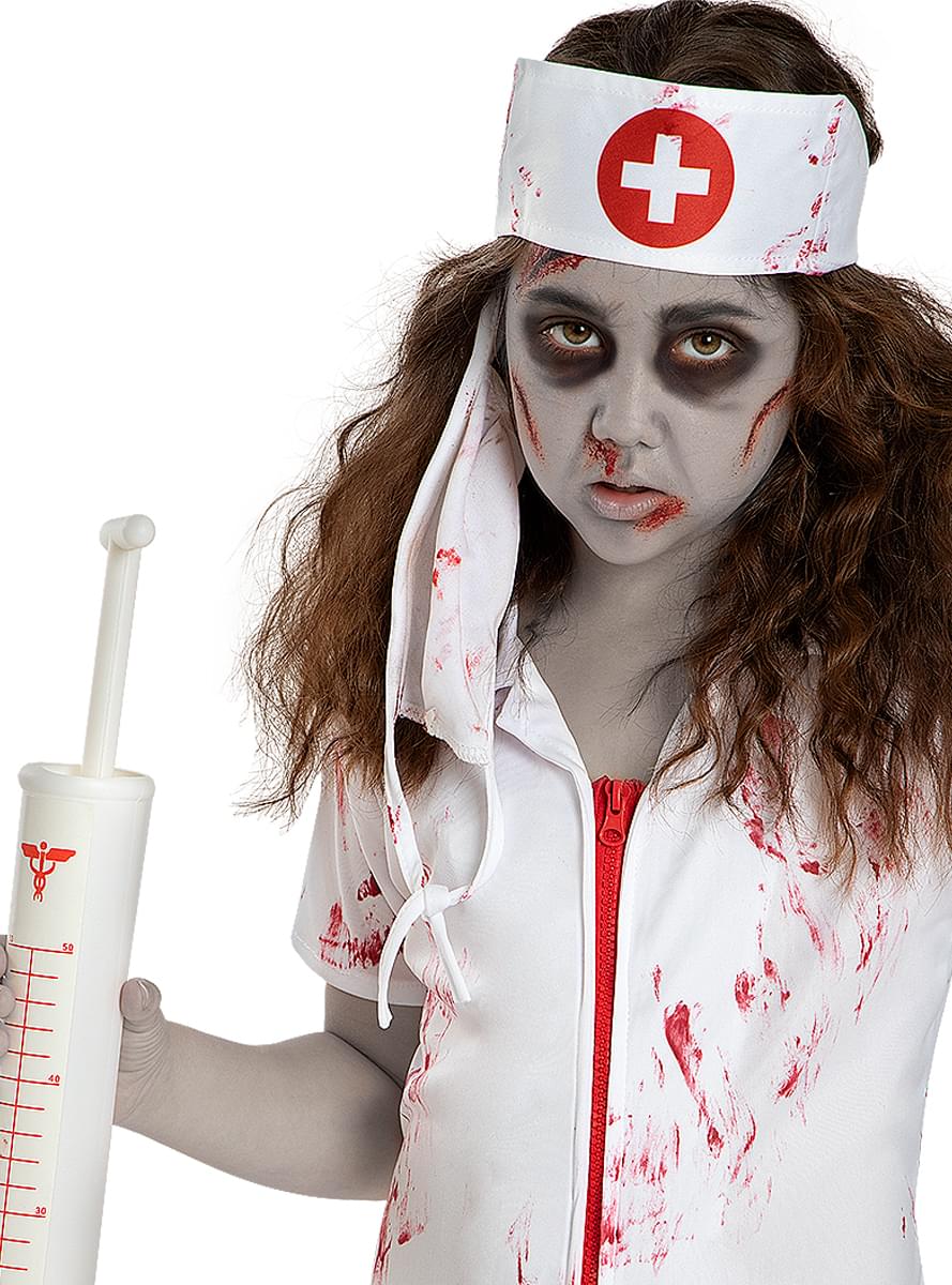 Zombi medicinska sestra kostum za deklice