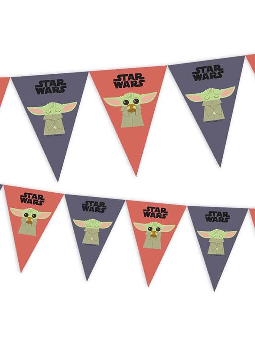 Banderines de Baby Yoda The Mandalorian