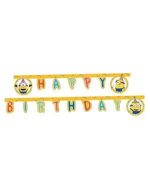 Banner Mimoni „Happy Birthday“