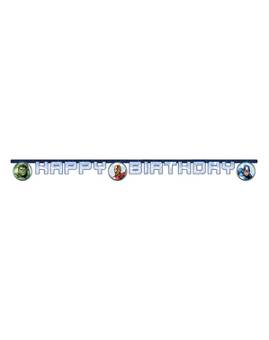 Banner The Avengers „Happy Birthday“