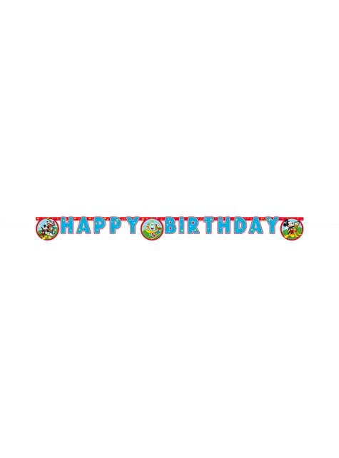 Festone Happy Birthday In Cartoncino A Tema Winnie The Pooh Per Feste Di Compleanno