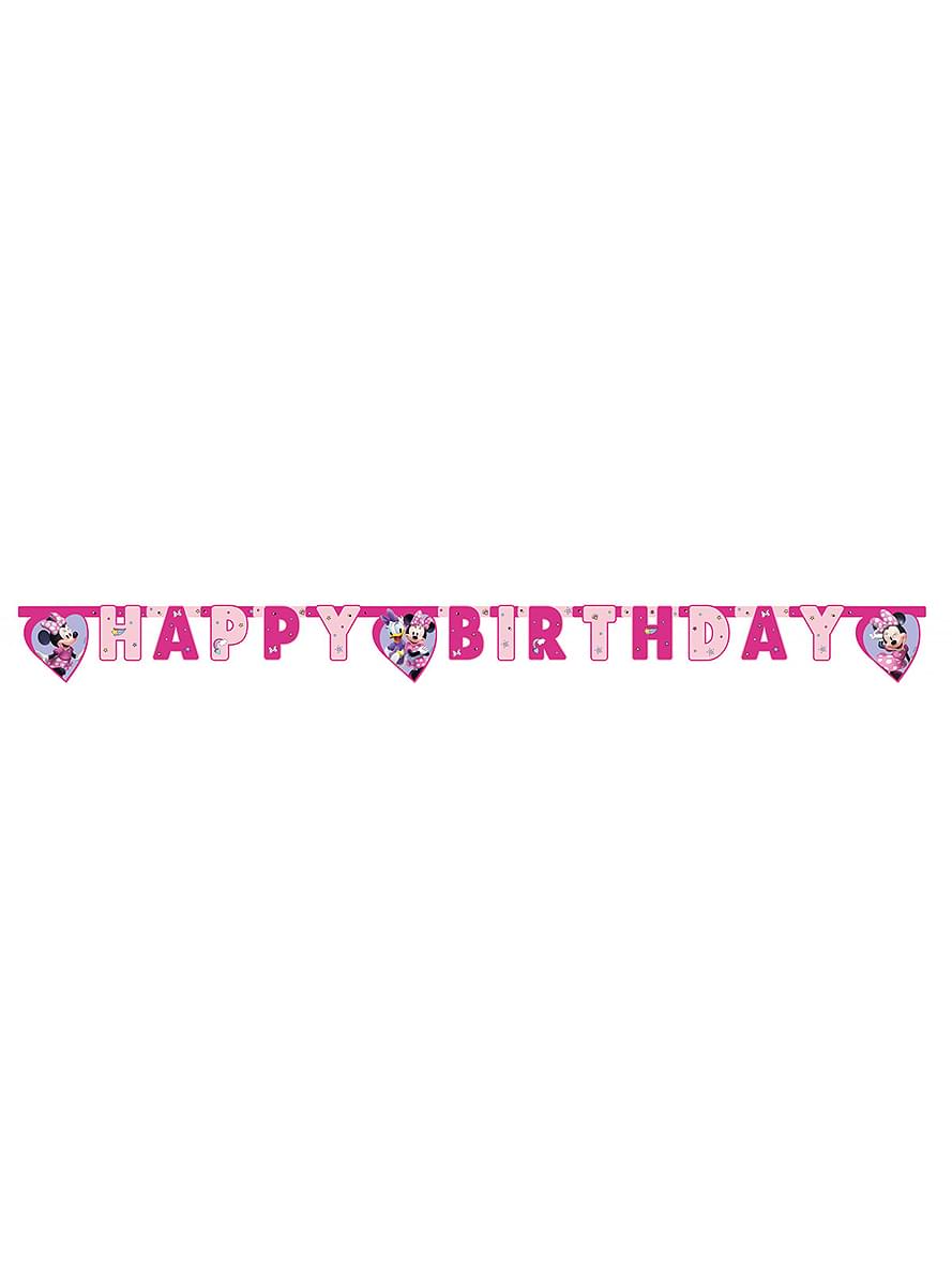 Minnie Mouse “Happy Birthday” Banner