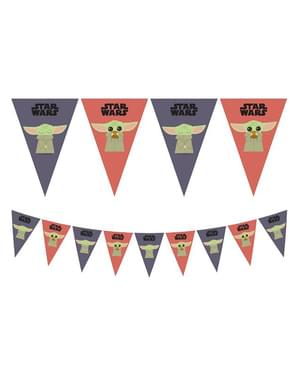 Bandeirolas de Baby Yoda The Mandalorian