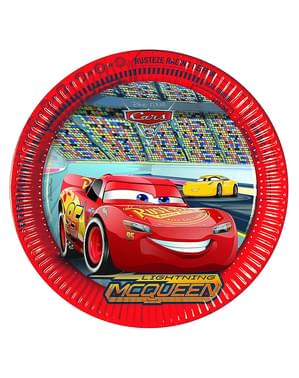 8 diskar Cars 3 litlir (20 cm)