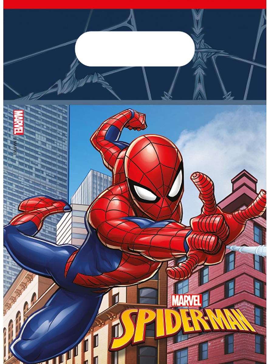 6 Spider-Man Party Bags - Marvel