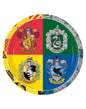 8 Harry Potter krožnikov (23cm) - Hogwartsove hiše