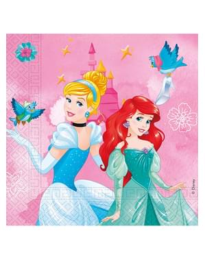 20 Disney Prinsessen Servetten (33x33 Cm)