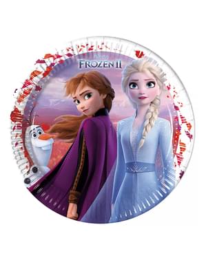 8 Frozen 2 -Lautasta (23 cm)