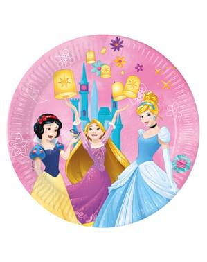 8 diskar af Disney prinsessum (23 cm)