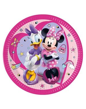 8 platos de Minnie Mouse (23cm)