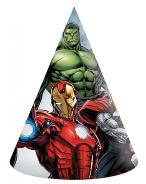 Czapeczki imprezowe Avengers x6
