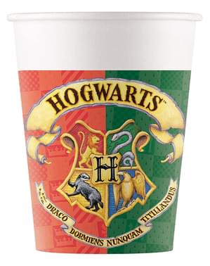 8 glas af Harry Potter - Hogwarts Houses