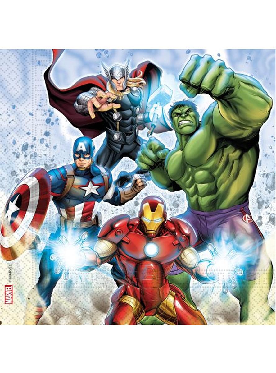 20 The Avengers servietter (33x33 cm)