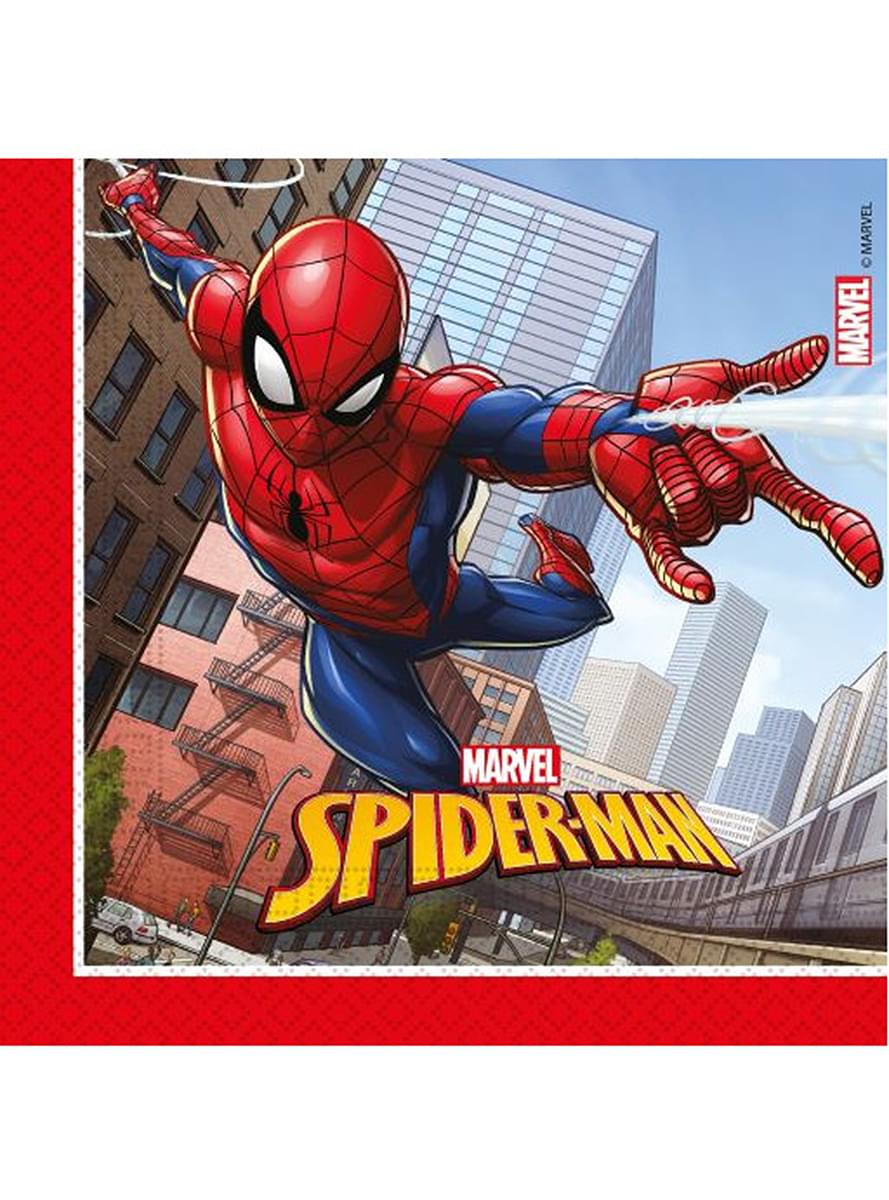 20 Spider-Man Napkins (33x33 cm) - Marvel