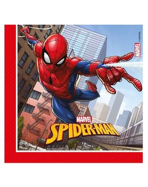 20 tovaglioli di Spiderman (33x33 cm) - Marvel