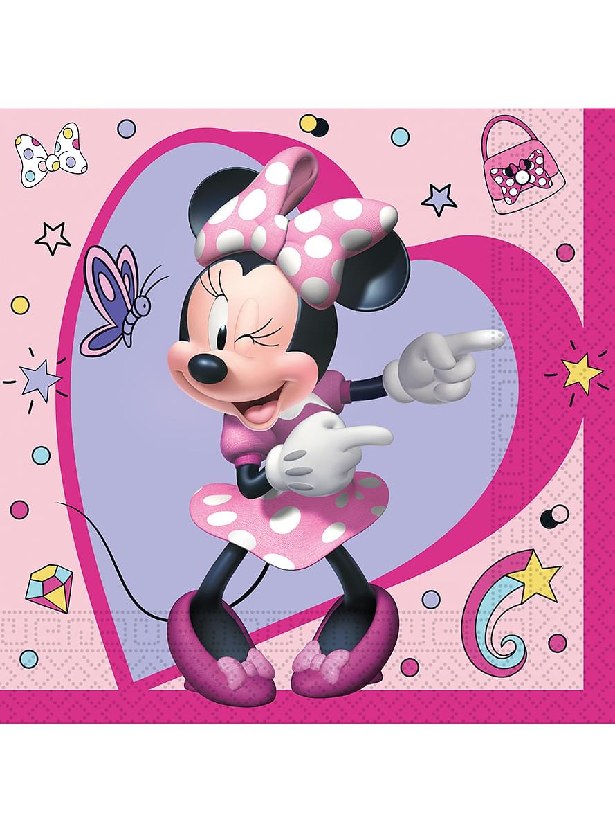 20 Minnie Mouse Napkins (33x33 cm)