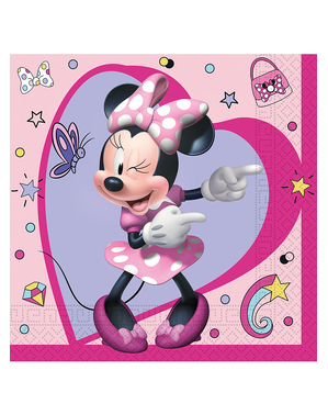 20 Minnie Mouse Napkins (33x33 cm)