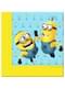20 servilletas de Minions (33x33 cm)