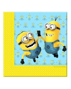 20 Minions Servetten (33x33 Cm)