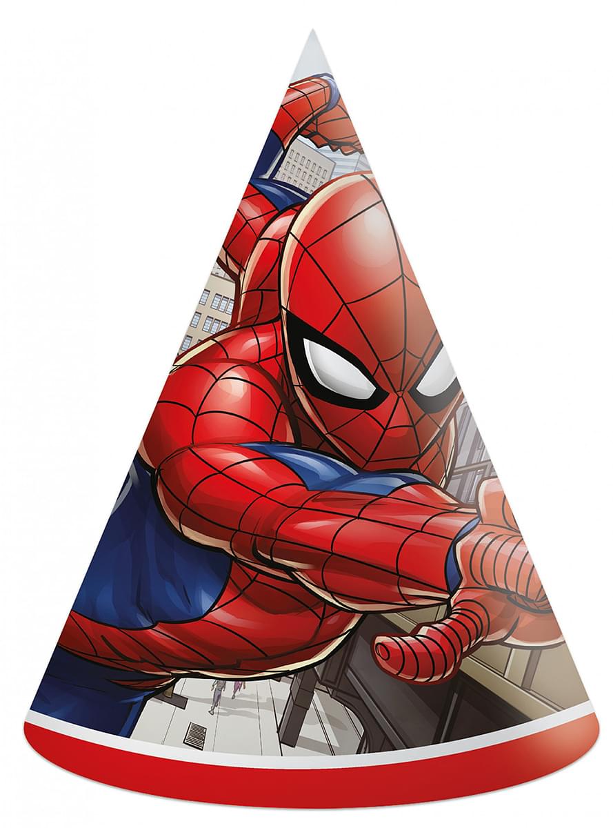 6 Spider-man FeestMutsjes - Marvel