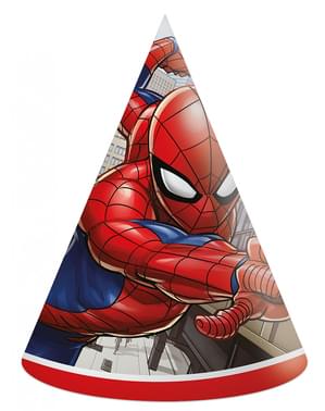 6 chapeaux de fête Spiderman - Marvel