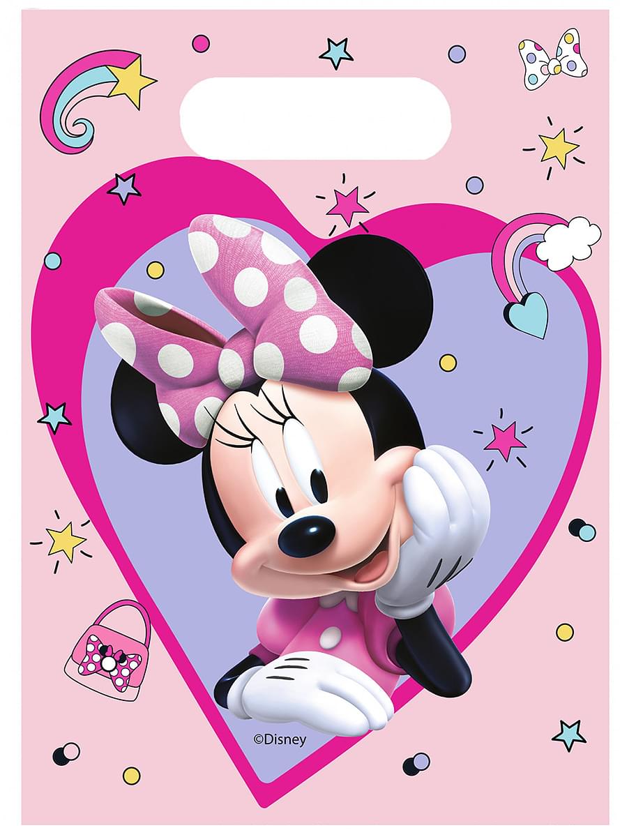 6 Minnie Mouse Feestzakjes