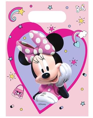 6 sacos de doces de Minnie Mouse