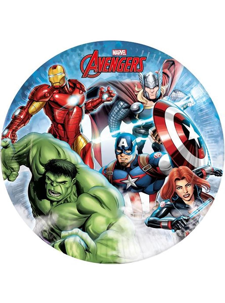 8 The Avengers Plates (23cm)