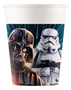 8 vasos de Star Wars