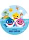 8 assiettes Baby Shark (23cm)