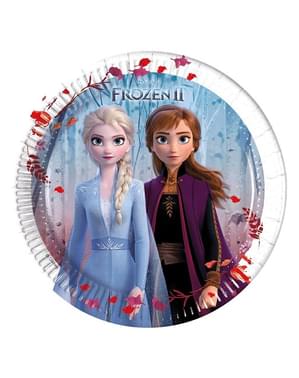 8 platos Frozen 2 pequeños (20cm)