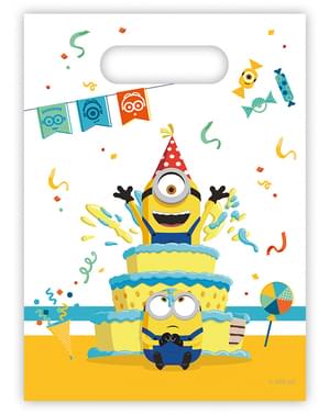 6 sacchetti per dolci Minions