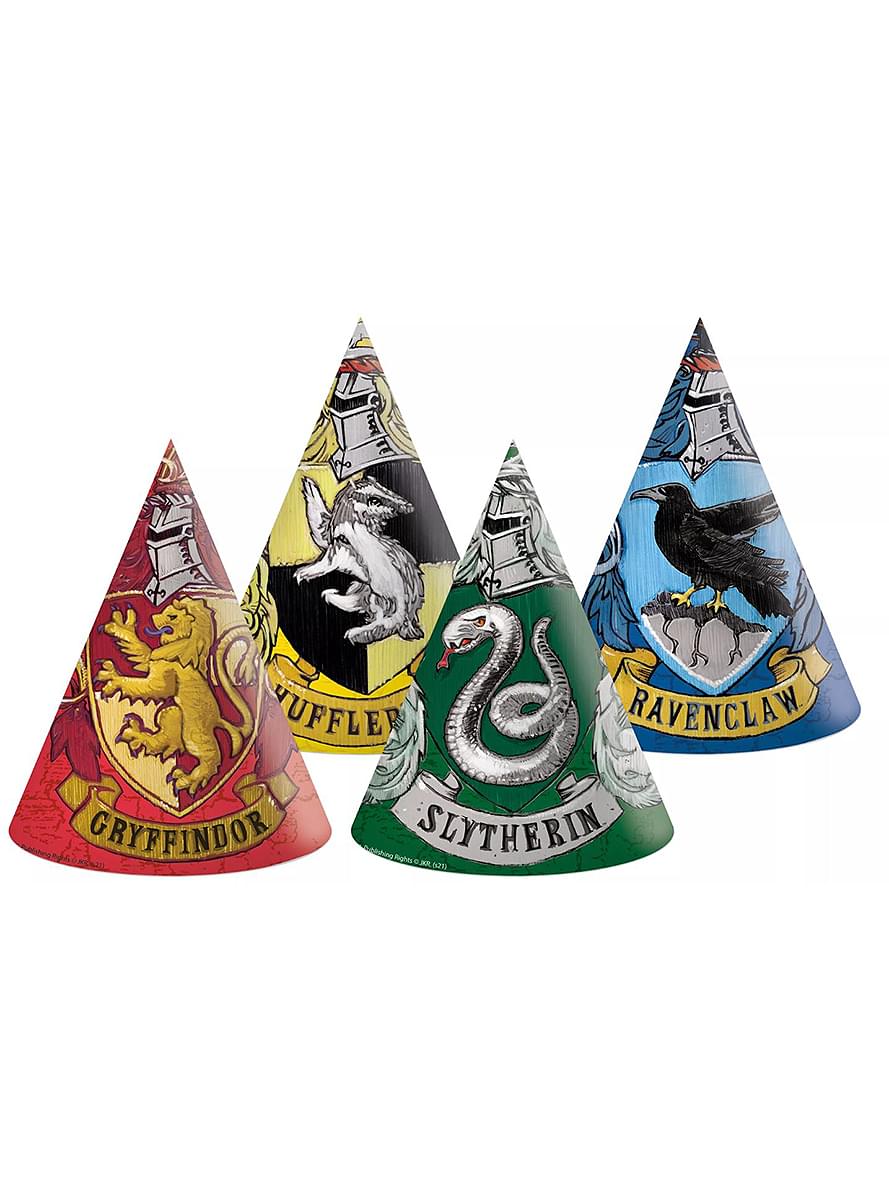 6 cappellini Harry Potter - Hogwarts Houses