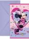 6 invitații Minnie Mouse