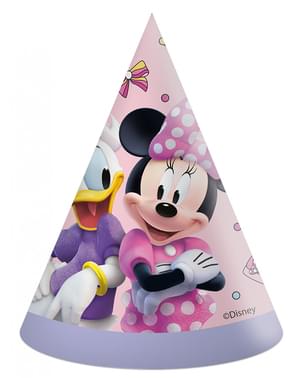 6 chapeaux de fête Minnie Mouse