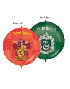 Ballon aluminium Gryffondor et Serpentard - Hogwarts Houses