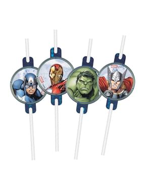 4 pailles Avengers