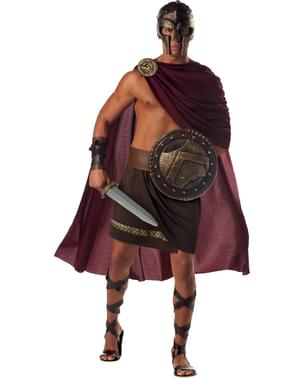 Spartansk krigerkostume til mænd
