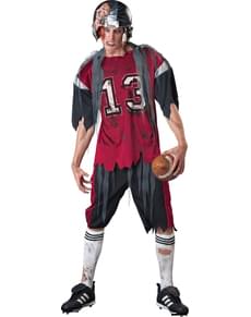 Zombie American Football player costume for men