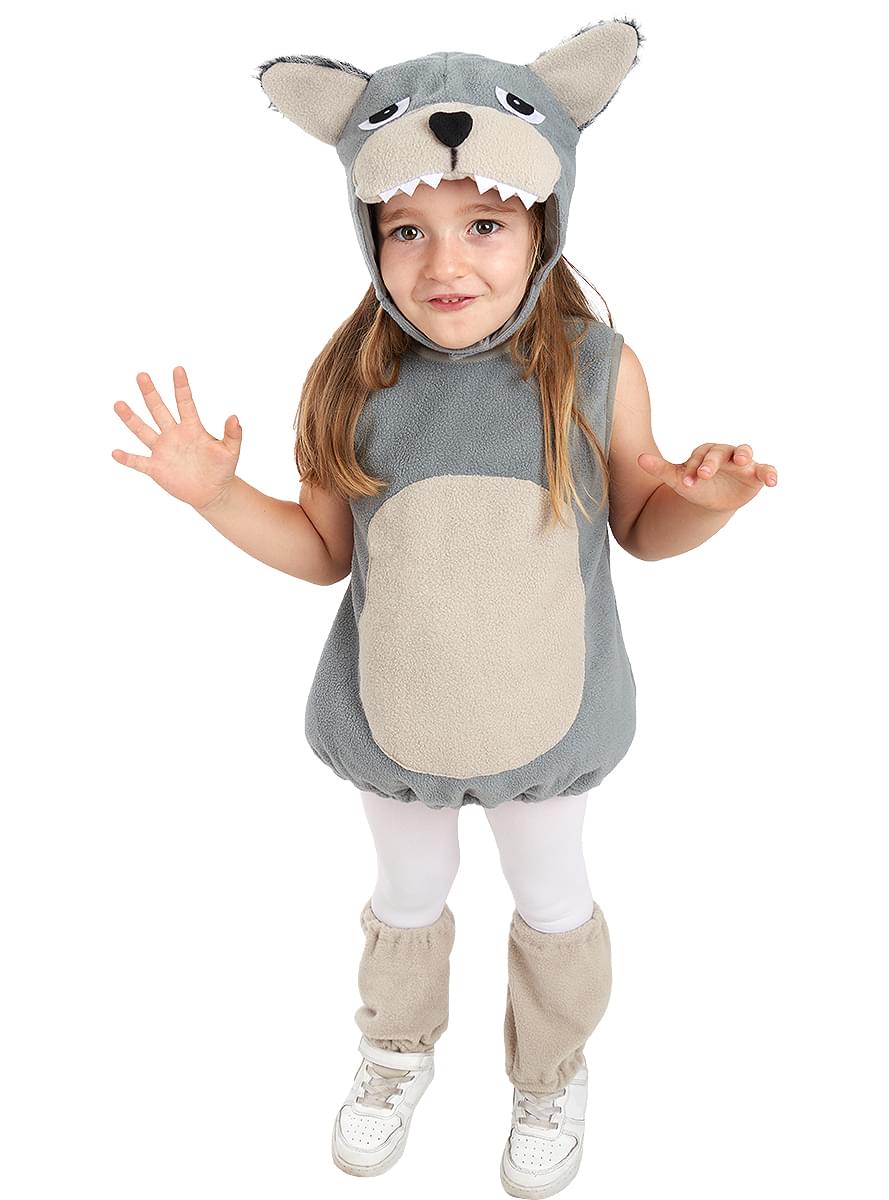 Fato de lobo peluche para menino