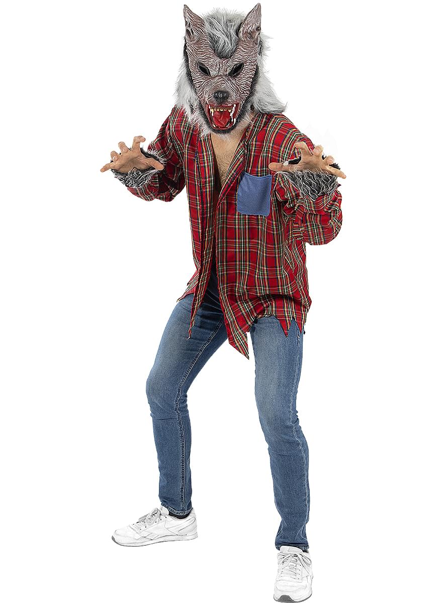 Costume da uomo lupo da uomo taglie forti
