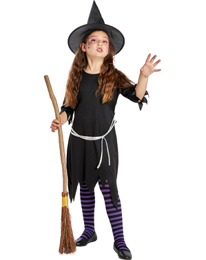 Dievčenský kostým čarodejnica