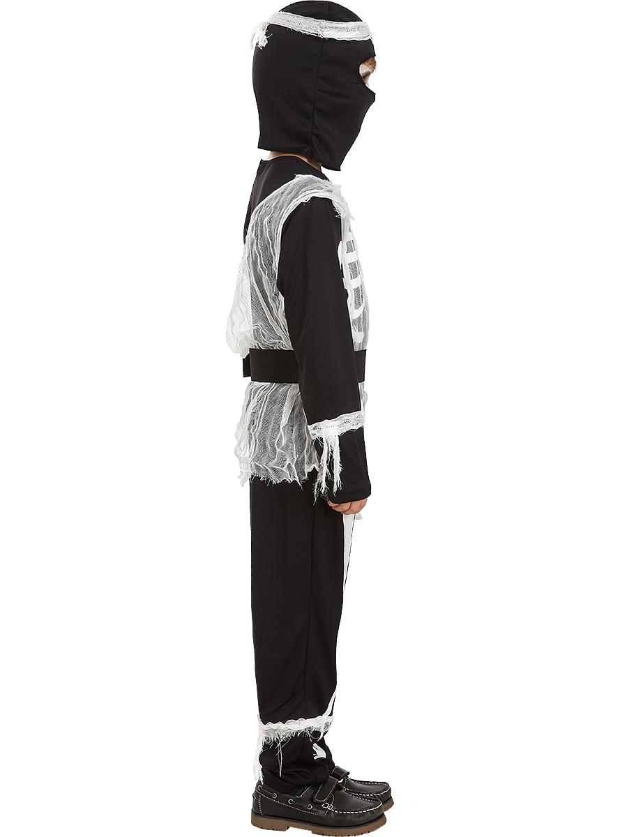 Zombi-skeleti-ninja kostüüm lastele