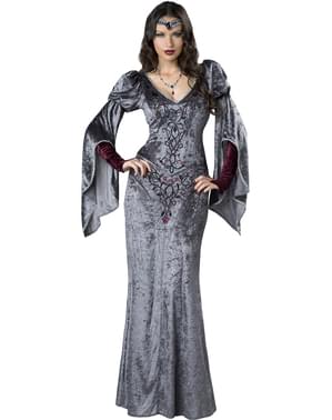 Costum de prințesă obscură medievală pentru femeie
