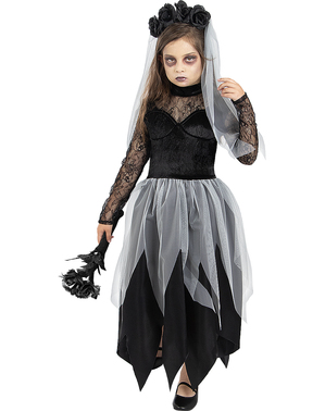 Ghost Bride Costume for Girls