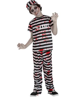 Costume da carcerato zombie per bambino