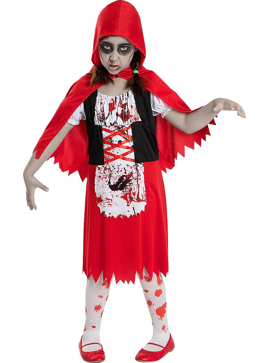 Zombie Red Riding Hood Costume for Girl