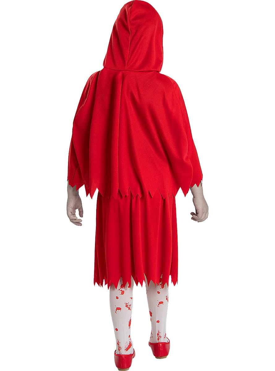 Zombie Rødhætte kostume til piger