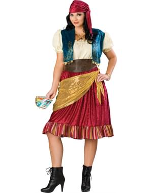 Sexy Hexenmeisterin Kostüm für Damen große Größe