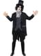 Dark Mad Hatter kostum za moške večje velikosti